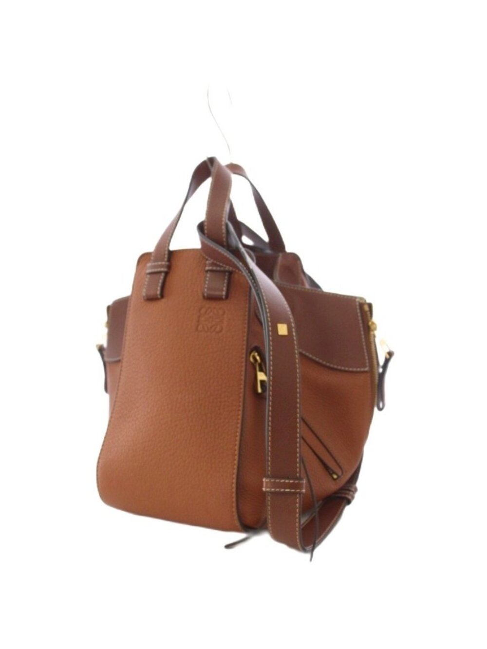 Loewe Hammock Small Shoulder Bag 2-Way Brown